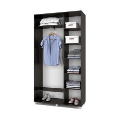 РОЛАНД Шкаф-купе с зеркалом Венге (450*1200) Р422 в Елабуге - elabuga.mebel24.online | фото 2