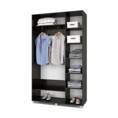 РОЛАНД Шкаф-купе с зеркалом Венге (450*1300) Р432 в Елабуге - elabuga.mebel24.online | фото 3