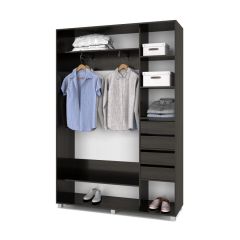 РОЛАНД Шкаф-купе с зеркалом Венге (450*1700) Р472 в Елабуге - elabuga.mebel24.online | фото 5