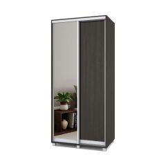 РОЛАНД Шкаф-купе с зеркалом Венге (600*1000) Р602 в Елабуге - elabuga.mebel24.online | фото