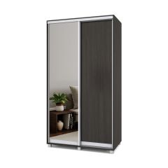 РОЛАНД Шкаф-купе с зеркалом Венге (600*1200) Р622 в Елабуге - elabuga.mebel24.online | фото