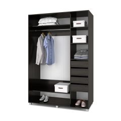 РОЛАНД Шкаф-купе с зеркалом Венге (600*1500) Р652 в Елабуге - elabuga.mebel24.online | фото 4