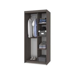 ТОМАС Шкаф-купе с зеркалом Анкор темный/светлый Т22 в Елабуге - elabuga.mebel24.online | фото 2