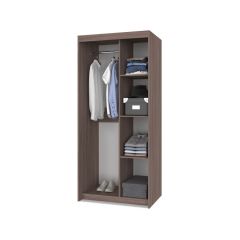 ТОМАС Шкаф-купе с зеркалом Шимо темный/светлый Т22 в Елабуге - elabuga.mebel24.online | фото 2