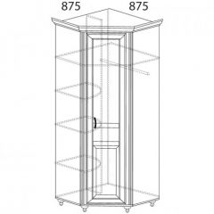 Шкаф угловой №862 "Ралли" (Угол 875*875) в Елабуге - elabuga.mebel24.online | фото 2