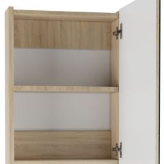 Шкаф-зеркало Мечта 50 Дуб сонома АЙСБЕРГ (DM2318HZ) в Елабуге - elabuga.mebel24.online | фото 2