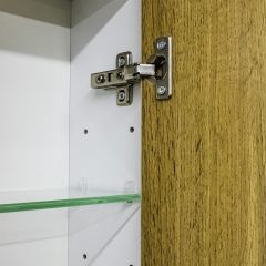 Шкаф-зеркало Uno 60 Дуб ВОТАН правый Домино (DU1512HZ) в Елабуге - elabuga.mebel24.online | фото 10