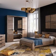 СОРЕНТО МС Спальный гарнитур (Дуб стирлинг) в Елабуге - elabuga.mebel24.online | фото