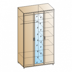 Спальня Мелисса композиция 3 (Гикори Джексон светлый) в Елабуге - elabuga.mebel24.online | фото 4