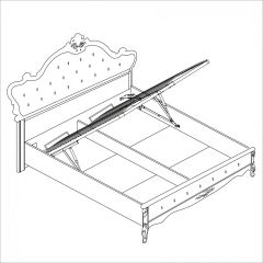 Спальня Мишель 3-х ств (белый матовый/экокожа) в Елабуге - elabuga.mebel24.online | фото 4