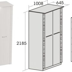 Спальный гарнитур Элана (модульная) Бодега белая в Елабуге - elabuga.mebel24.online | фото 10