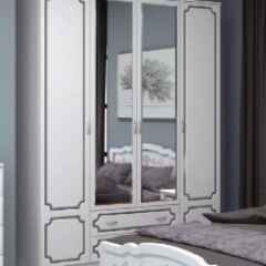 ЛАК Спальный гарнитур (модульный) белый в Елабуге - elabuga.mebel24.online | фото 6