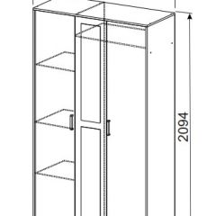 Спальный гарнитур МСП-1 (Ясень Анкор светлый) 1600 в Елабуге - elabuga.mebel24.online | фото 9