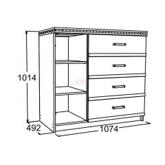 Спальный гарнитур Ольга-13 (модульный) в Елабуге - elabuga.mebel24.online | фото 14