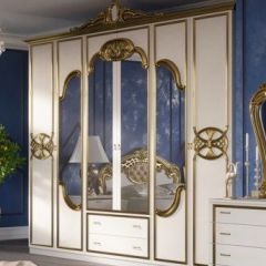 Спальный гарнитур Ольга (модульная) беж/золото в Елабуге - elabuga.mebel24.online | фото 2