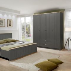 Спальный гарнитур Прованс (модульный) Диамант серый в Елабуге - elabuga.mebel24.online | фото