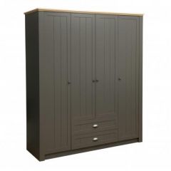 Спальный гарнитур Прованс (модульный) Диамант серый в Елабуге - elabuga.mebel24.online | фото 2