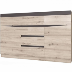 ТИАНА Спальный гарнитур (модульный) Дуб Бонифаций в Елабуге - elabuga.mebel24.online | фото 4