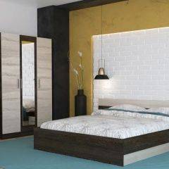 Спальный гарнитур Леси + 3-х створчатый шкаф в Елабуге - elabuga.mebel24.online | фото