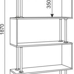 Стеллаж Зигзаг-1 в Елабуге - elabuga.mebel24.online | фото 5