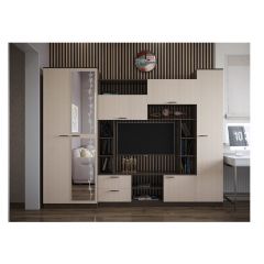 Стенка Марта 11 (Венге/Беленый дуб) в Елабуге - elabuga.mebel24.online | фото 3