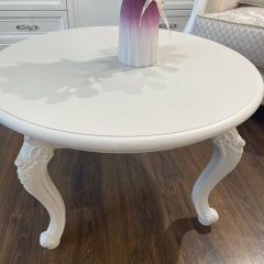 Стол журнальный круглый Мишель (белый матовый) в Елабуге - elabuga.mebel24.online | фото 6