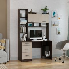 Стол компьютерный ПКС-5 Венге/Дуб белфорд в Елабуге - elabuga.mebel24.online | фото