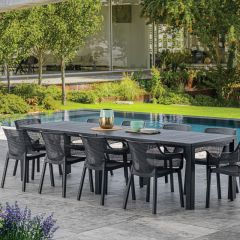 Стол раскладной Джули (Julie Double table 2 configurations) Графит в Елабуге - elabuga.mebel24.online | фото 5