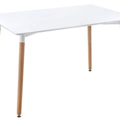 Стол деревянный Table 110х70х73 white / wood в Елабуге - elabuga.mebel24.online | фото