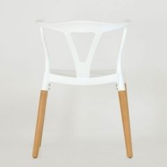 Стул Barneo N-218 Wishbone интерьерный кухонный белый в Елабуге - elabuga.mebel24.online | фото 2