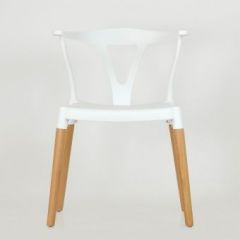 Стул Barneo N-218 Wishbone интерьерный кухонный белый в Елабуге - elabuga.mebel24.online | фото 3