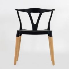 Стул Barneo N-218 Wishbone интерьерный кухонный черный в Елабуге - elabuga.mebel24.online | фото 3