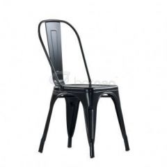 Стул Barneo N-240 Tolix (RAL9017 Черный) в Елабуге - elabuga.mebel24.online | фото