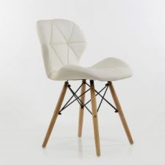 Стул Barneo N-42 Perfecto PU белый в Елабуге - elabuga.mebel24.online | фото 2