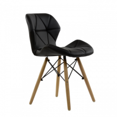 Стул Barneo N-42 Perfecto PU черный в Елабуге - elabuga.mebel24.online | фото