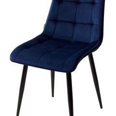 Стул CHIC BLUVEL-86 NAVY BLUE / черный каркас М-City в Елабуге - elabuga.mebel24.online | фото