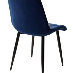 Стул CHIC BLUVEL-86 NAVY BLUE / черный каркас М-City в Елабуге - elabuga.mebel24.online | фото 3