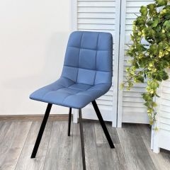 Стул CHILLI-Q SQUARE Oracul 795 Синий, экокожа PU / черный каркас, М-City в Елабуге - elabuga.mebel24.online | фото 6