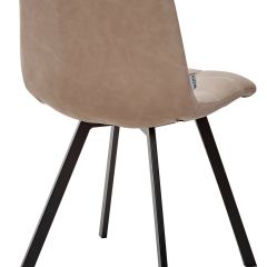 Стул CHILLI SQUARE RU-09 серо-бежевый винтаж, PU / черный каркас М-City в Елабуге - elabuga.mebel24.online | фото 3
