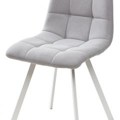 Стул CHILLI SQUARE UF860-02B серо-голубой, ткань/ белый каркас М-City в Елабуге - elabuga.mebel24.online | фото