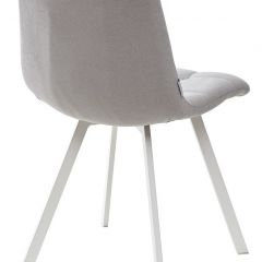Стул CHILLI SQUARE UF860-02B серо-голубой, ткань/ белый каркас М-City в Елабуге - elabuga.mebel24.online | фото 3