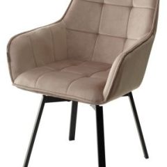 Стул MAVERICK 360 град. поворот. BLUVEL-40 BEIGE/ черный каркас, М-City в Елабуге - elabuga.mebel24.online | фото