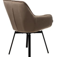 Стул MAVERICK 360 град. поворот. BLUVEL-40 BEIGE/ черный каркас, М-City в Елабуге - elabuga.mebel24.online | фото 2
