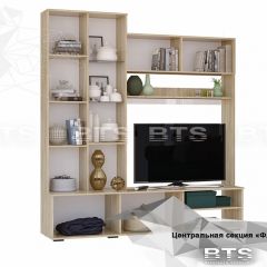 ФЛАЙ Центральная секция ЦС-01 (дуб сонома/белый) в Елабуге - elabuga.mebel24.online | фото 4