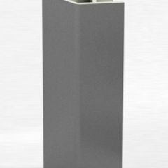 Угловое соединение для цоколя 135 гр. h100 мм (Алюминий, Белый, Черный, Сонома) в Елабуге - elabuga.mebel24.online | фото
