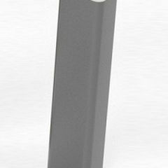 Торцевая заглушка  для цоколя h100 мм (Алюминий, Белый, Черный, Сонома) в Елабуге - elabuga.mebel24.online | фото