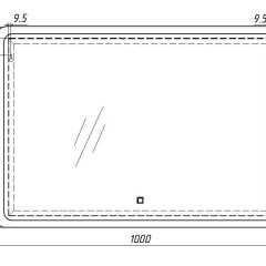 Зеркало Dream 100 alum с подсветкой Sansa (SD1024Z) в Елабуге - elabuga.mebel24.online | фото 7