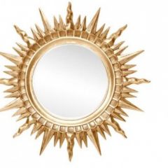Зеркало круглое золото (1810(1) в Елабуге - elabuga.mebel24.online | фото