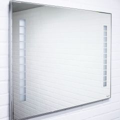 Зеркало Quadro 80 alum с подсветкой Sansa (SQ1017Z) в Елабуге - elabuga.mebel24.online | фото 2
