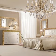 Зеркало Тиффани Premium слоновая кость/золото (ТФ/01(П) в Елабуге - elabuga.mebel24.online | фото 2